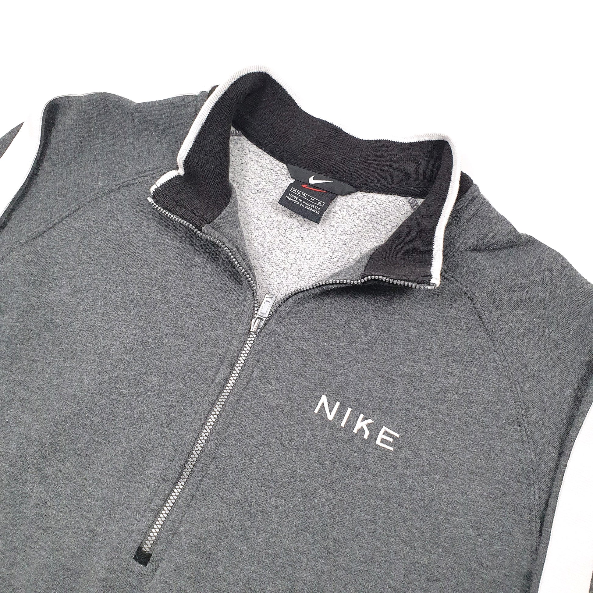 Nike Spellout Quarter Zip L Grey