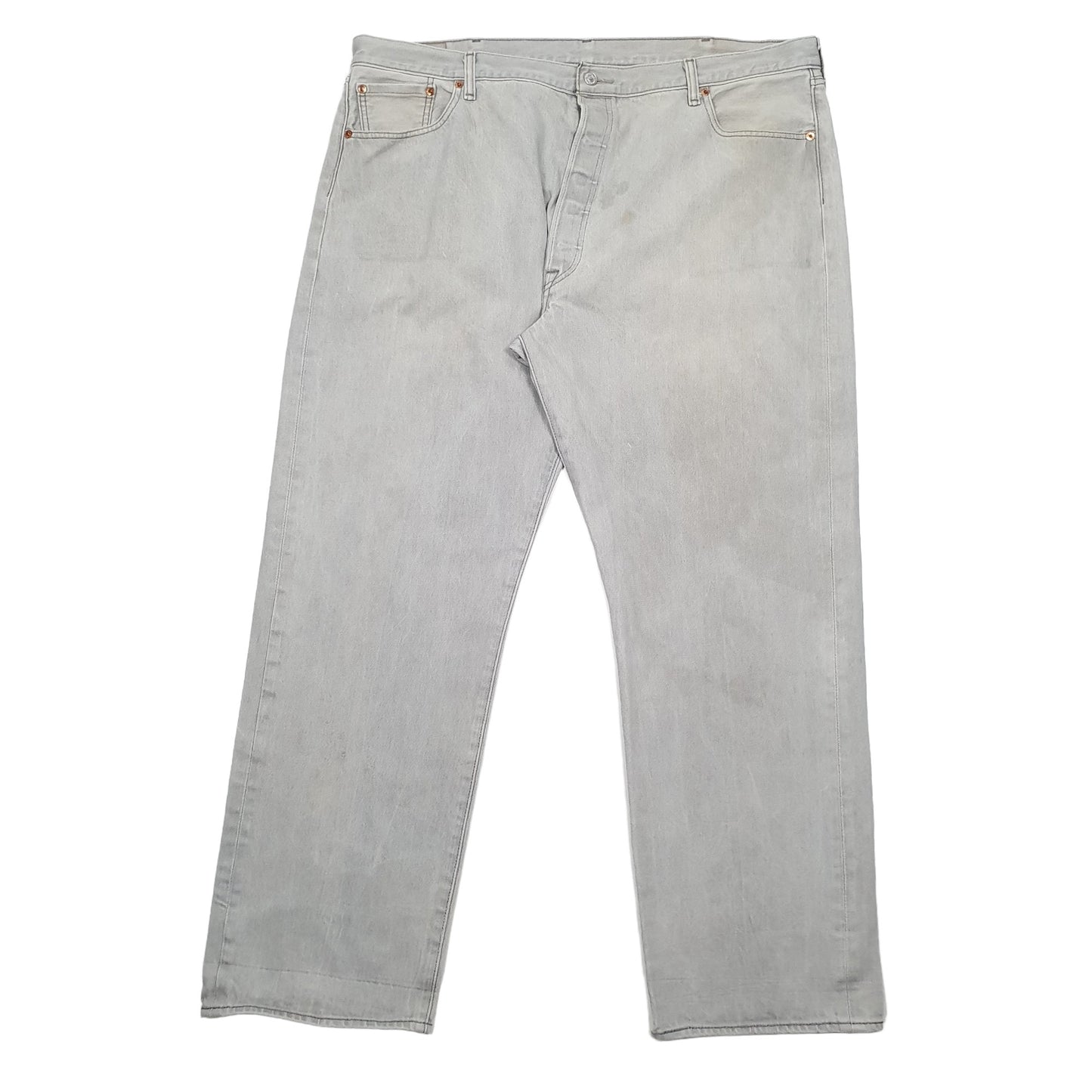 Levis 501 Regular Fit Jeans W46 L32 Beige