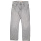 Levis 514 Straight Fit 1990's Jeans W34 L32 Grey