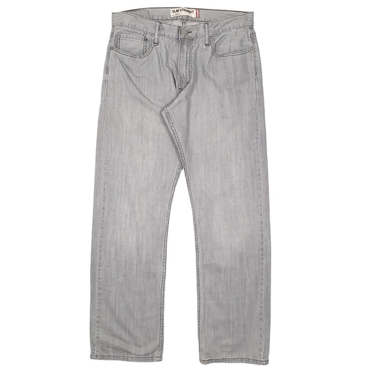 Levis 514 Straight Fit 1990's Jeans W34 L32 Grey