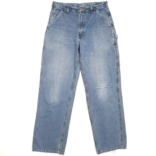 Carhartt Casual Loose Fit Carpenter Jeans W32 L31 Blue