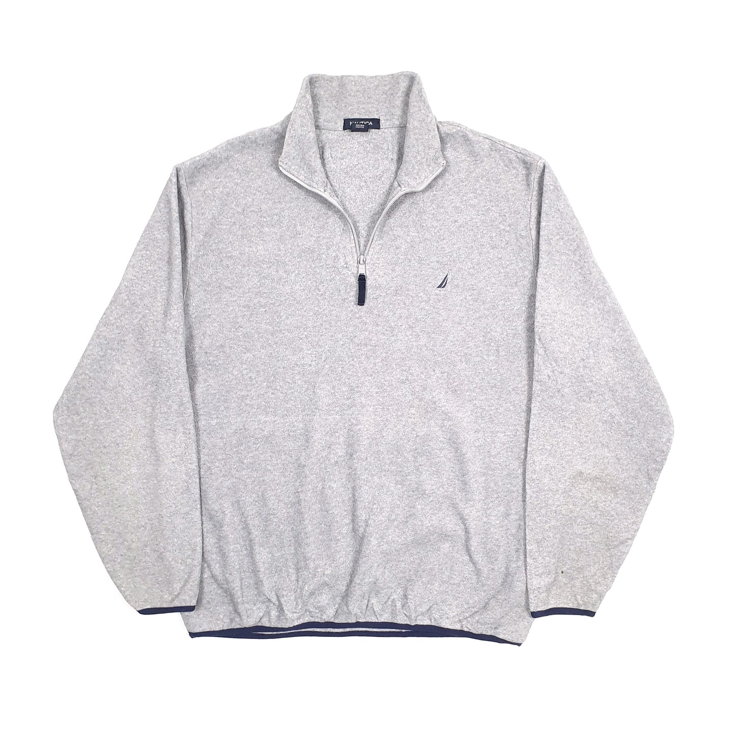 Nautica Quarter Zip Fleece XL Grey