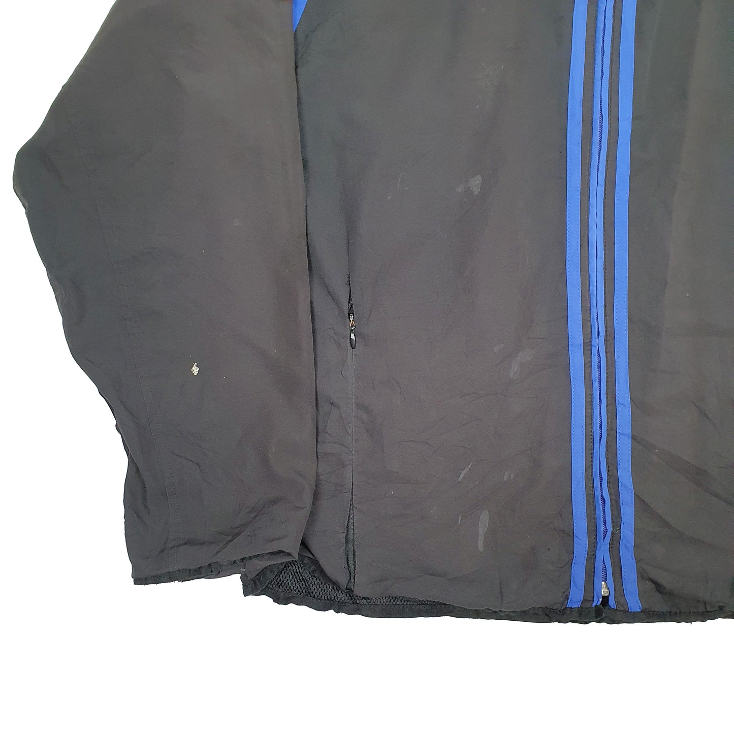 Mens Black Adidas Windbreaker Tracksuit Jacket Coat