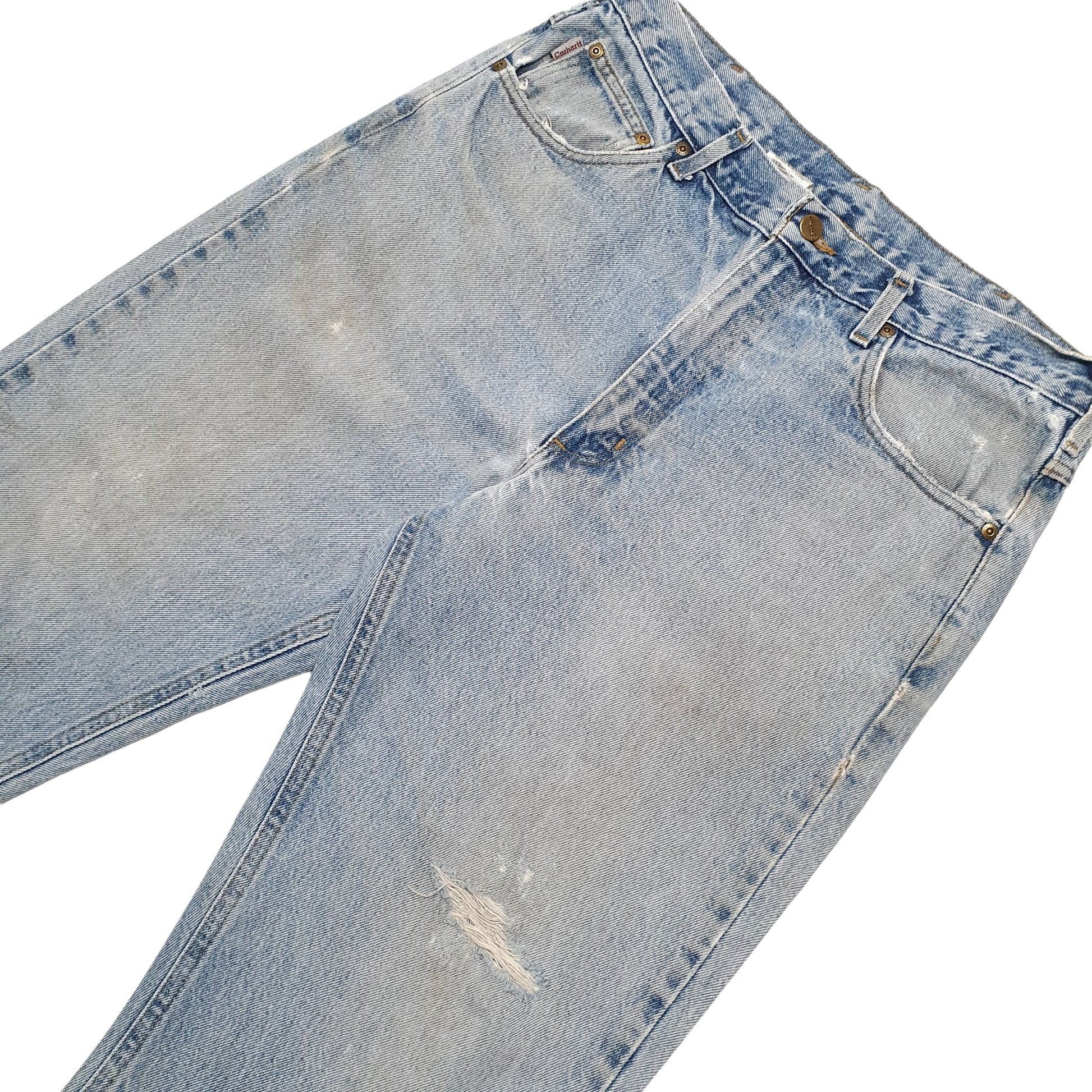 Mens Blue Carhartt  Carpenter Trousers