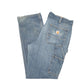 Mens Blue Carhartt  Carpenter JeansW36 L32