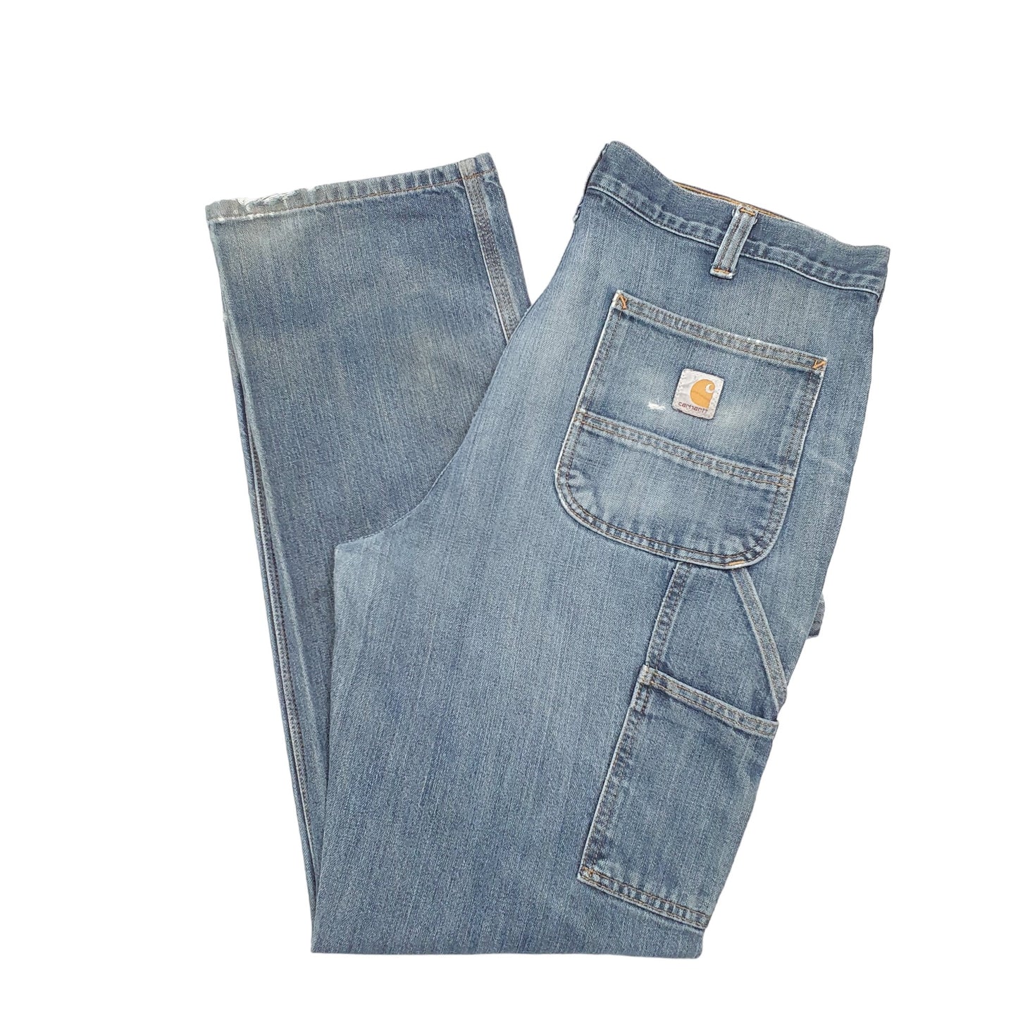 Mens Blue Carhartt  Carpenter JeansW36 L32