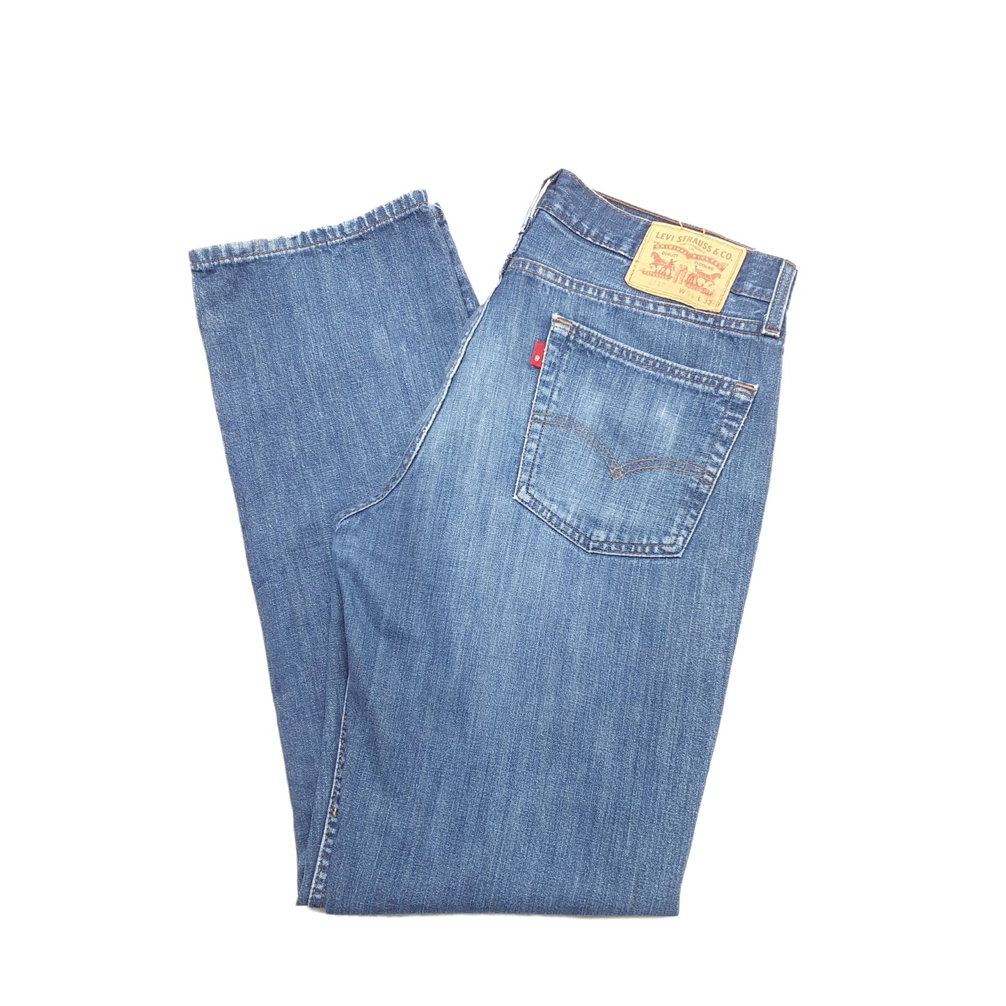 Levis 514 Straight Fit Jeans W33 L32 Blue