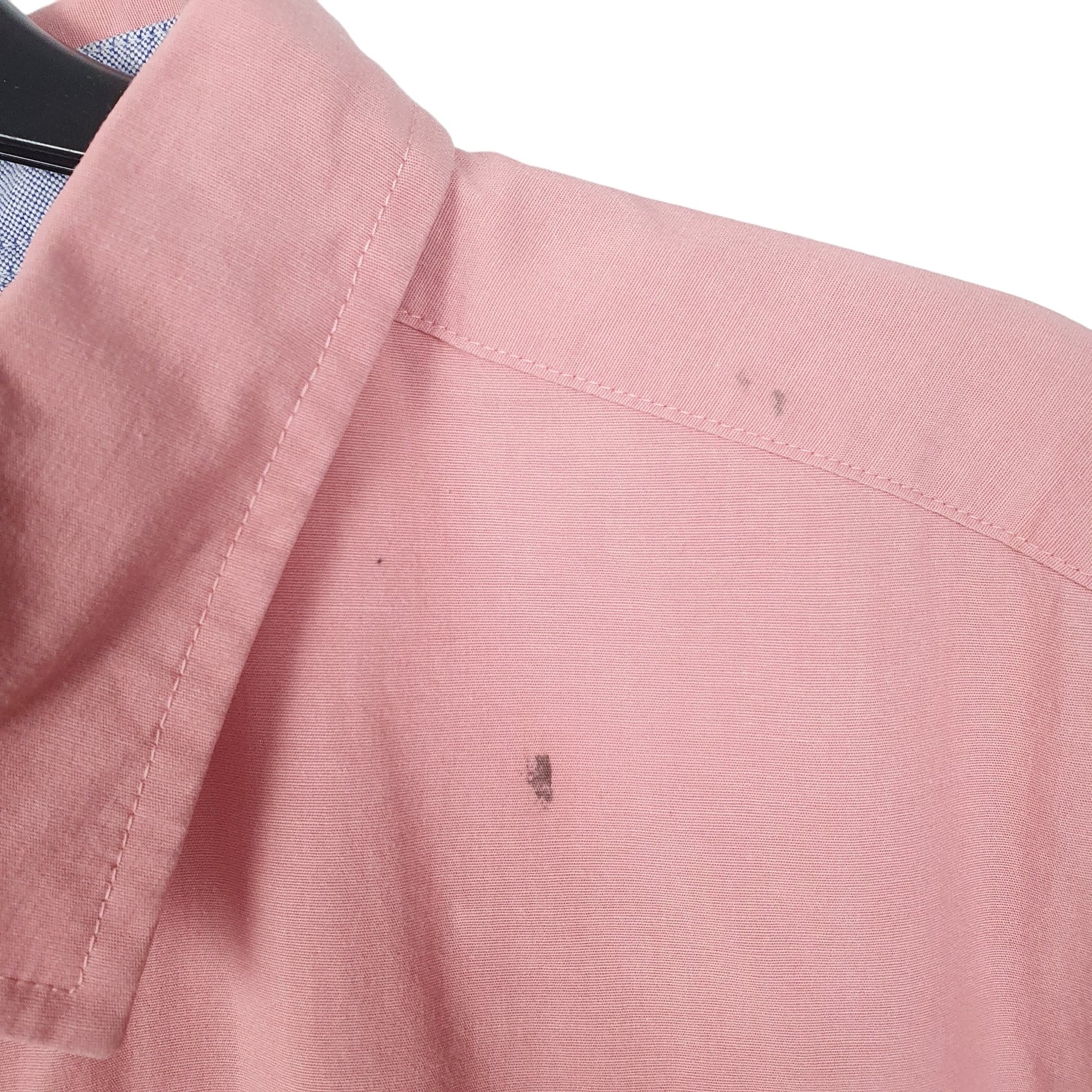 Mens Pink Tommy Hilfiger  Short Sleeve Shirt