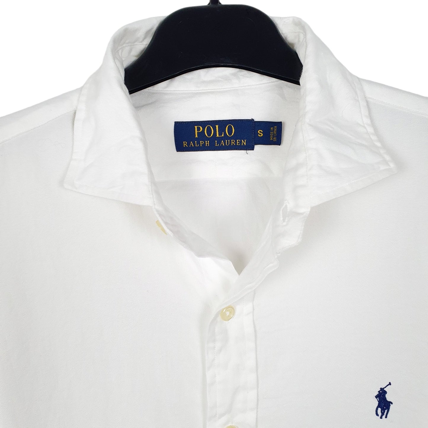 Mens White Ralph Lauren Oxford Long Sleeve Shirt