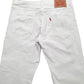Levis 511 Slim Fit Jeans W33 L32 White