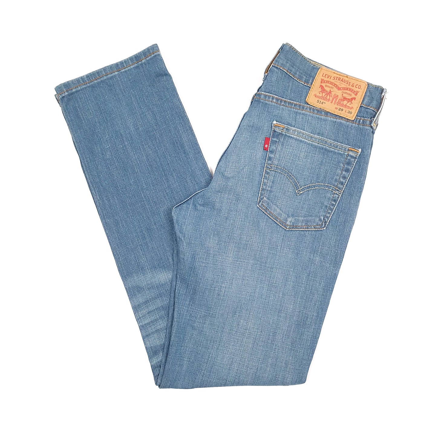 Levis 514 Straight Fit Jeans W29 L30 Blue