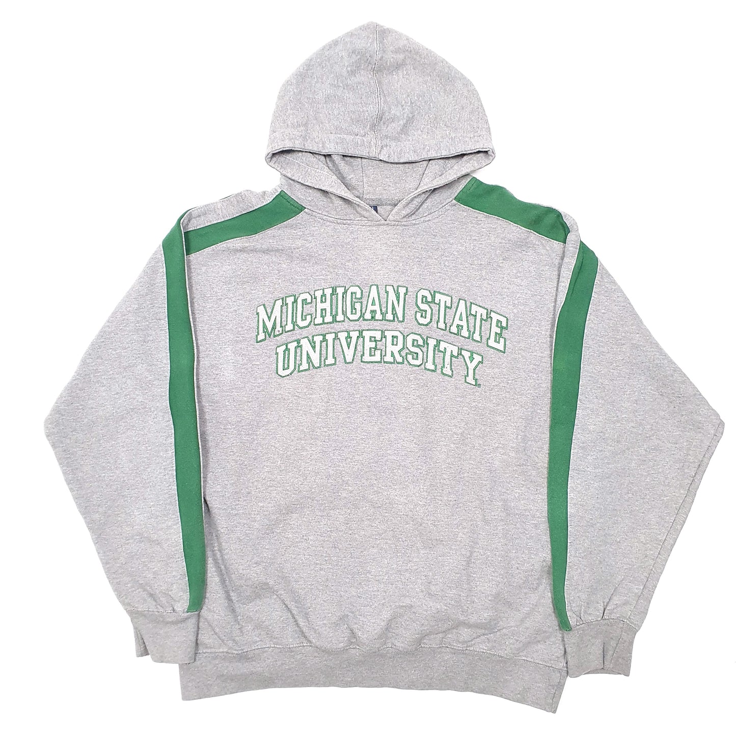 Mens Grey AS Sports Michigan State University Hoodie Jumper