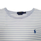 Mens Blue Polo Ralph Lauren Striped Polo Classic Fit Short Sleeve T Shirt