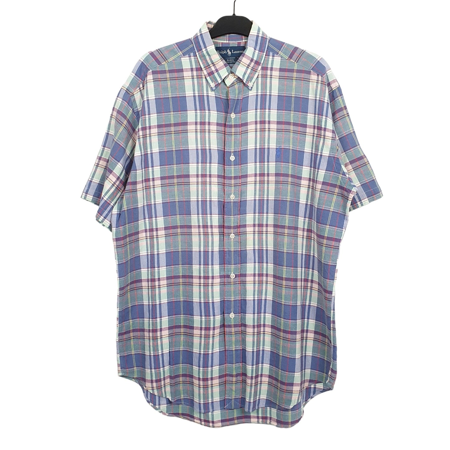 Mens Blue Ralph Lauren  Short Sleeve Shirt