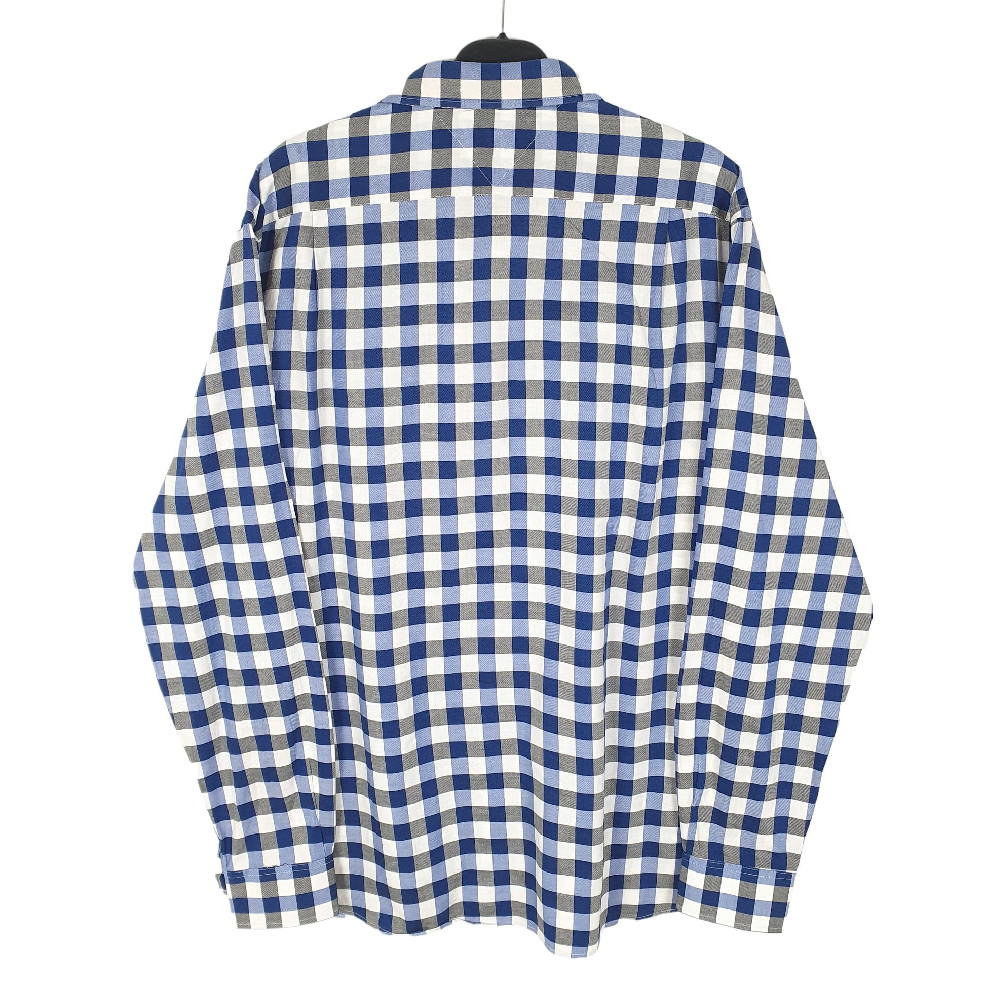 Tommy Hilfiger Long Sleeve Regular Fit Check Shirt Blue