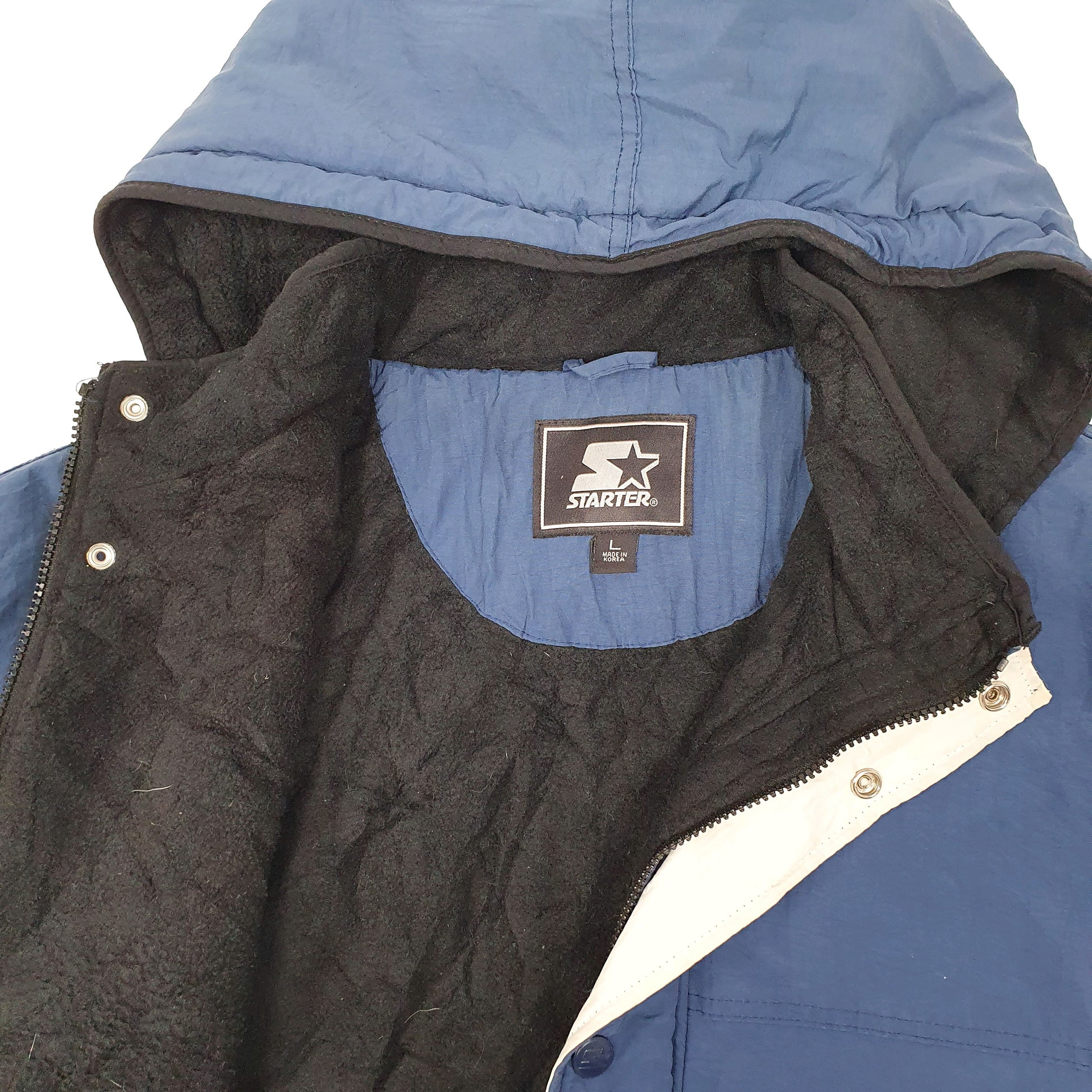 Mens Navy Starter Vintage  Coat