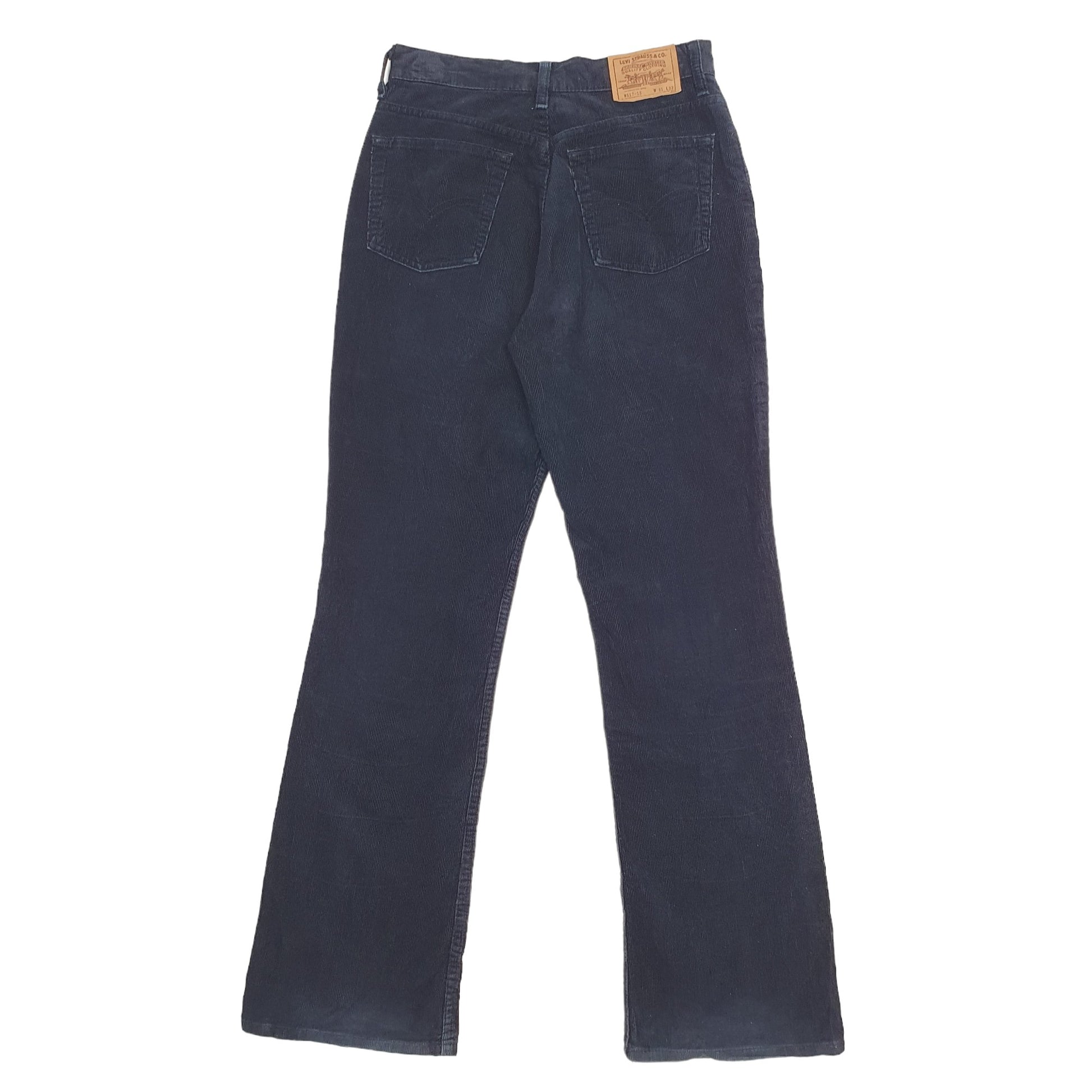 Womens Black Levis  Corduroy Trousers