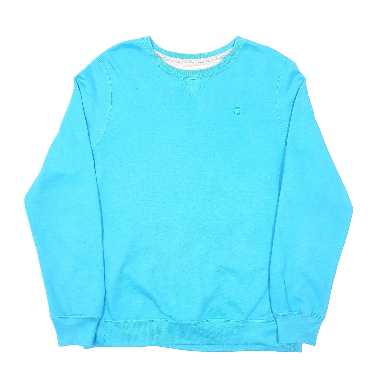 Womens Blue Champion  Crewneck Jumper