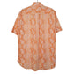 Tommy Hilfiger Paisley Short Sleeve Regular Fit Shirt Orange