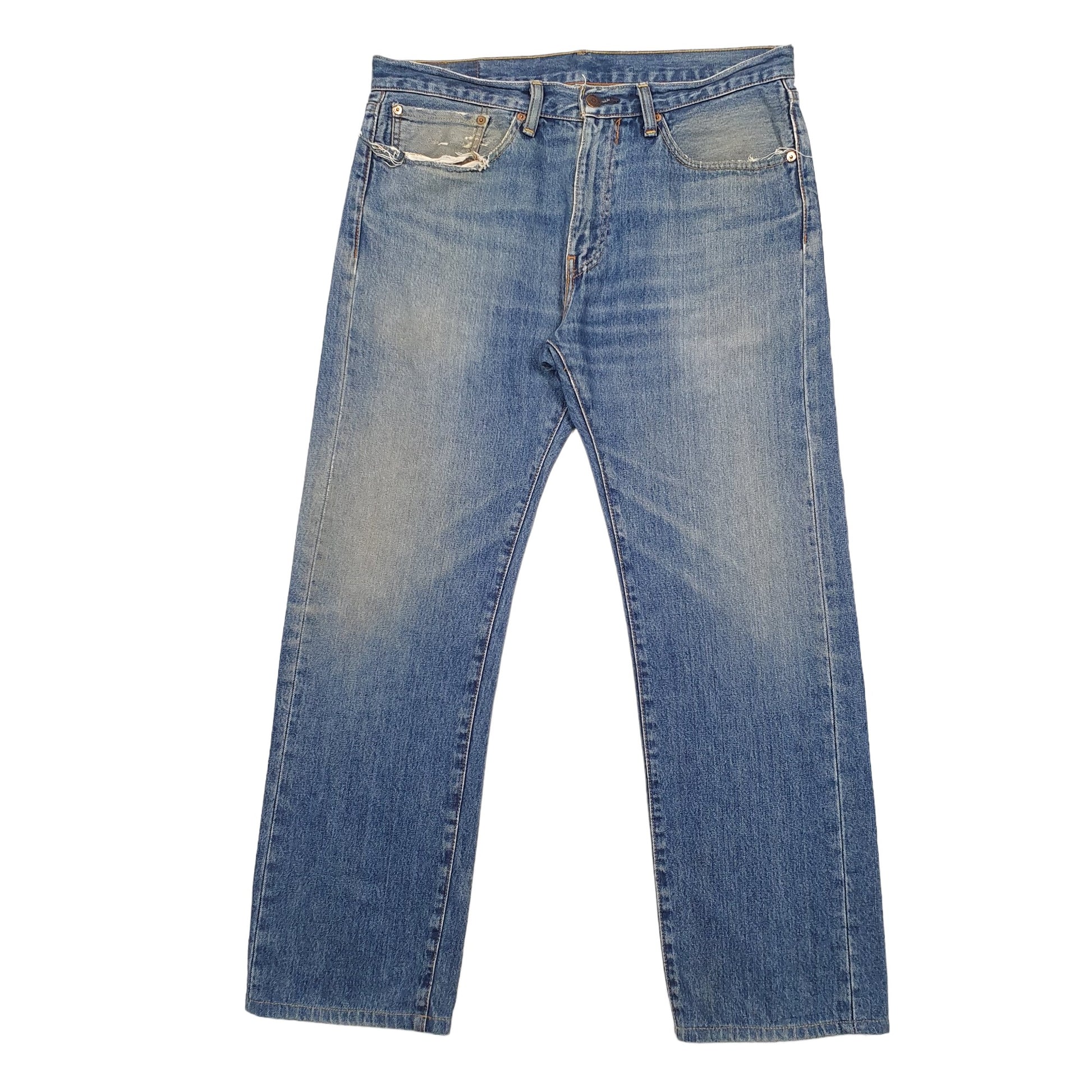Mens Blue Levis  505 JeansW36 L30