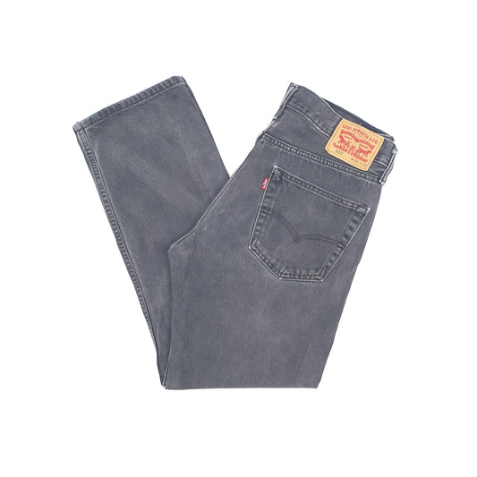 Levis 505 Regular Fit Jeans W34 L32 Grey