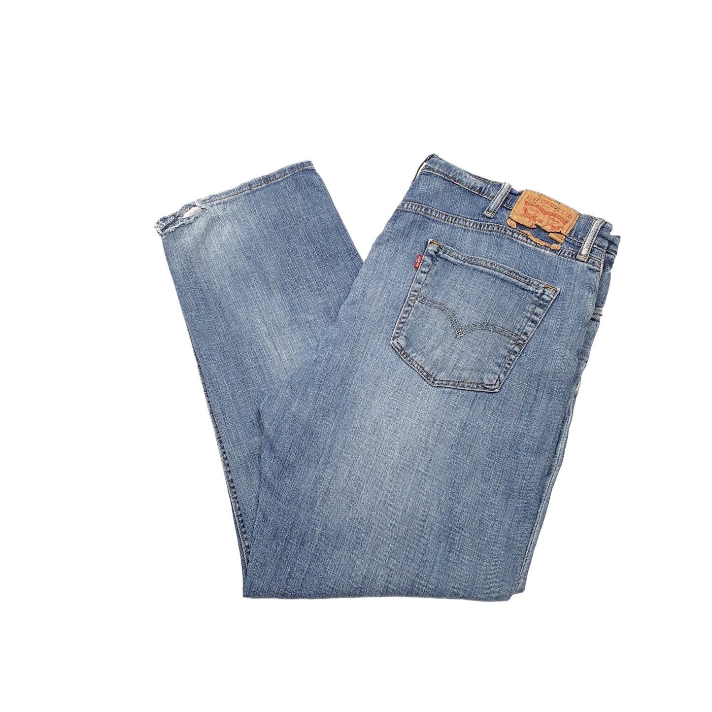 Levis 505 Regular Fit Jeans W42 L30 Blue