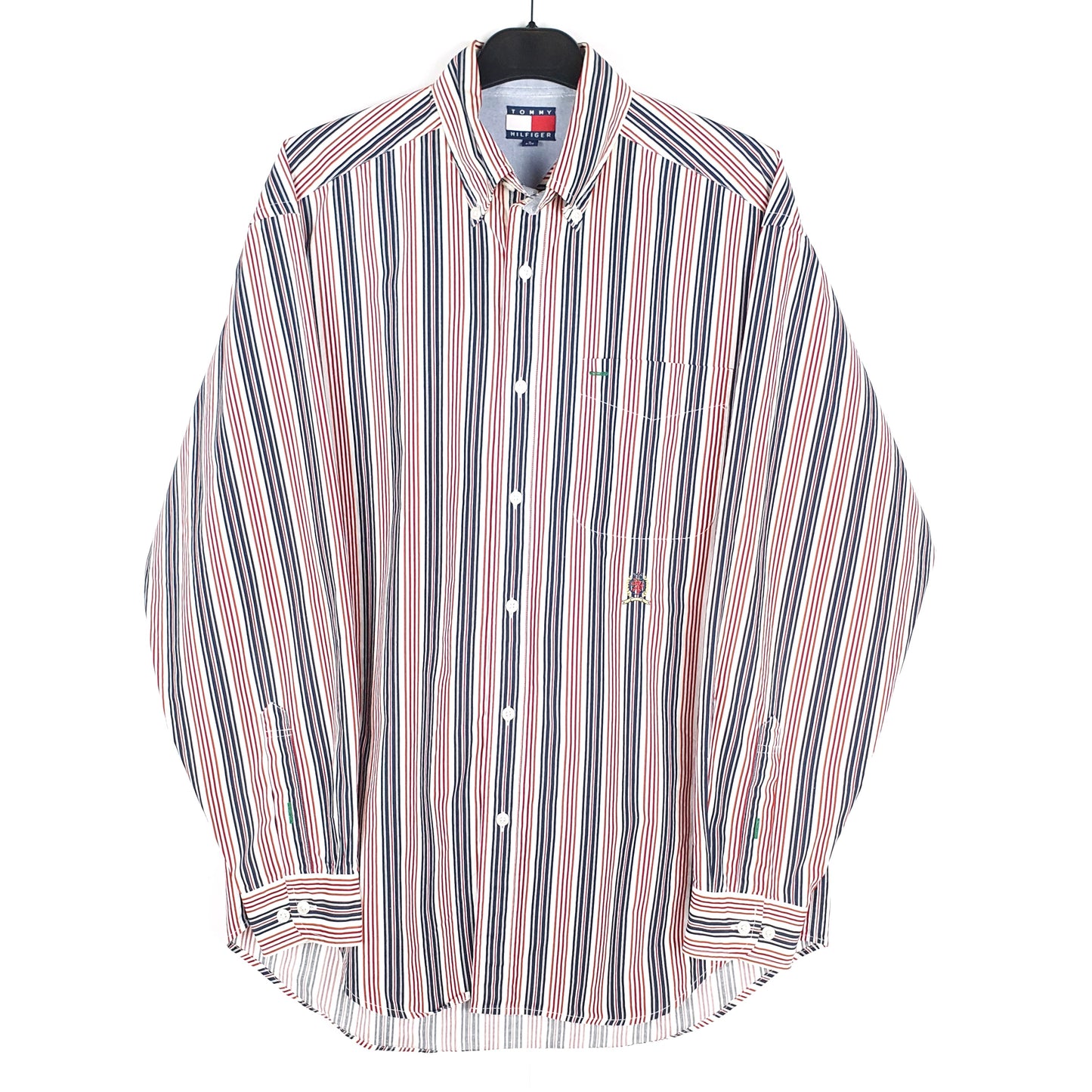 Red Tommy Hilfiger Long Sleeve Shirt