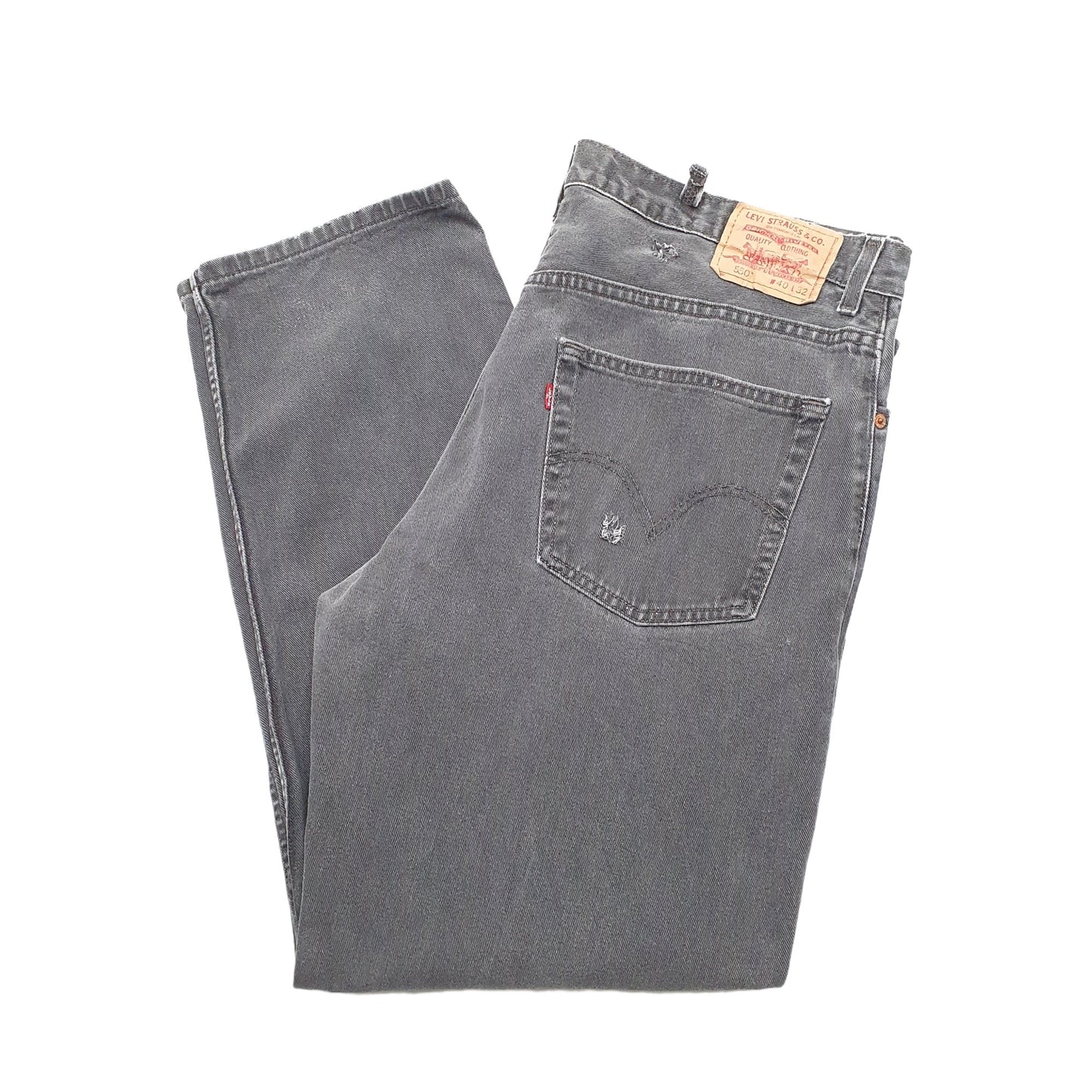 Levis 541 Tapered Fit Jeans W40 L32 Black