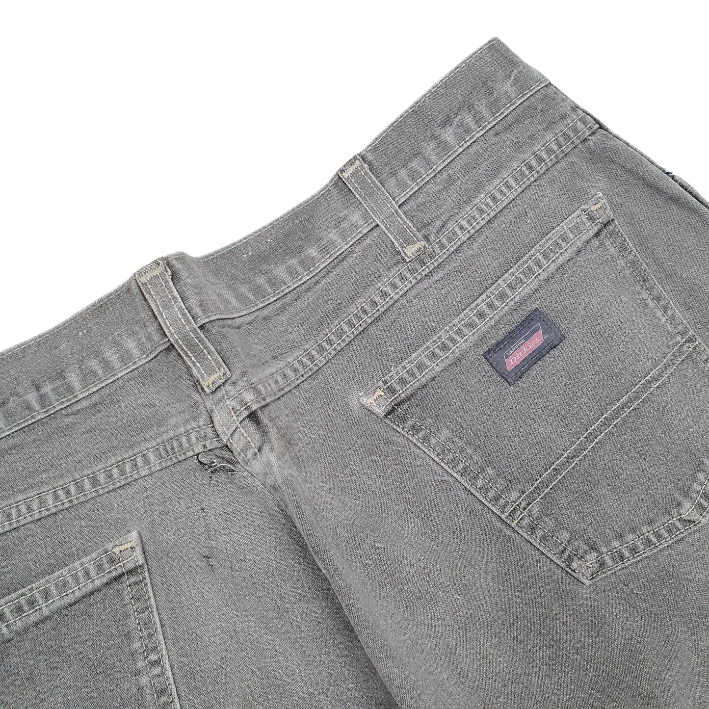 Mens Grey Dickies  Denim Shorts