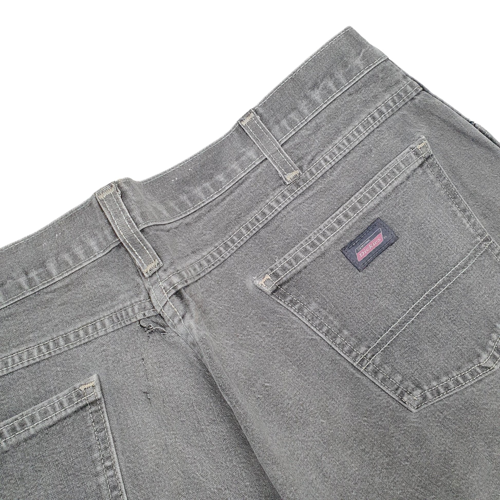 Mens Grey Dickies  Denim Shorts