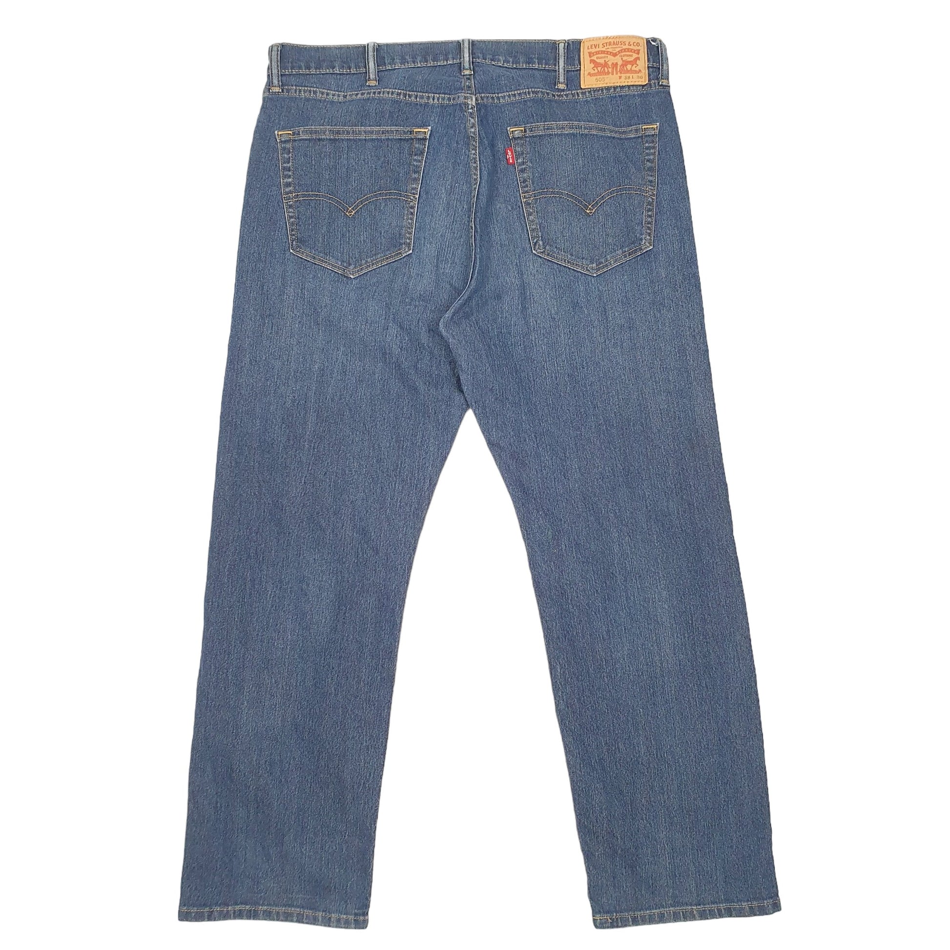 Mens Blue Levis  505 JeansW38 L30