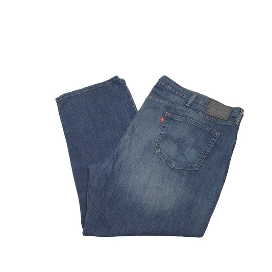 Levis 541 Tapered Fit Jeans W52 L29 Navy