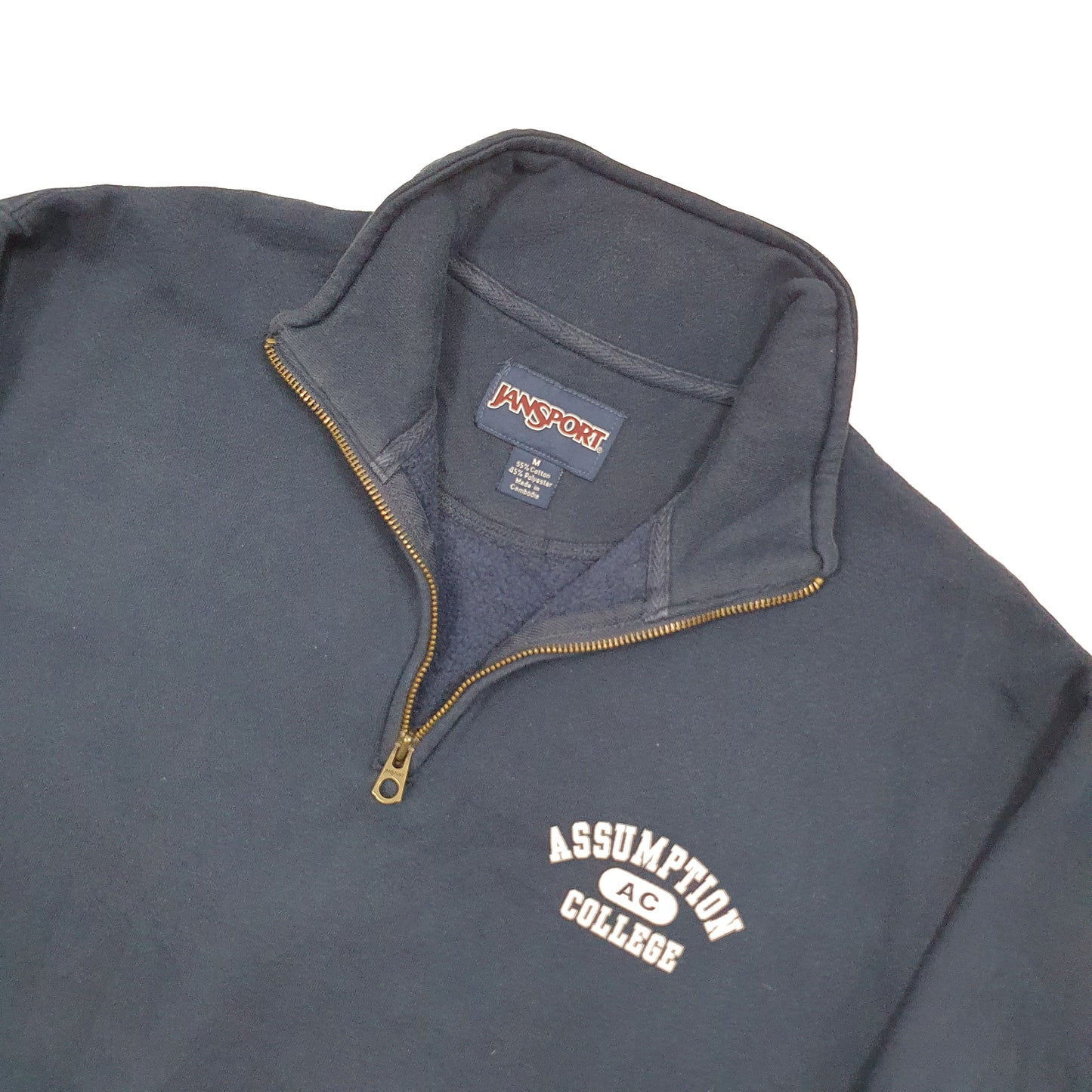 Jansport USA College Quarter Zip M Navy