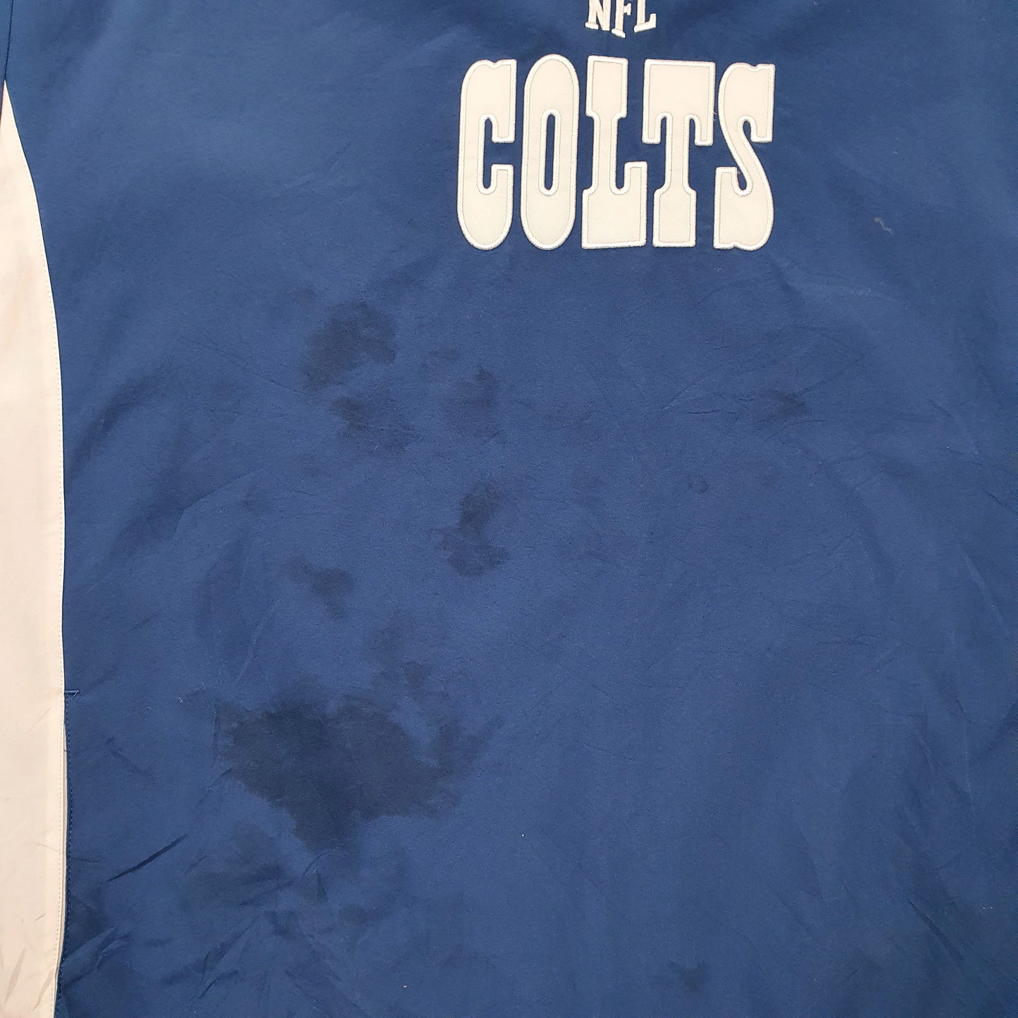 Mens Blue NFL Indianapolis Colts USA Football Pullover  Coat