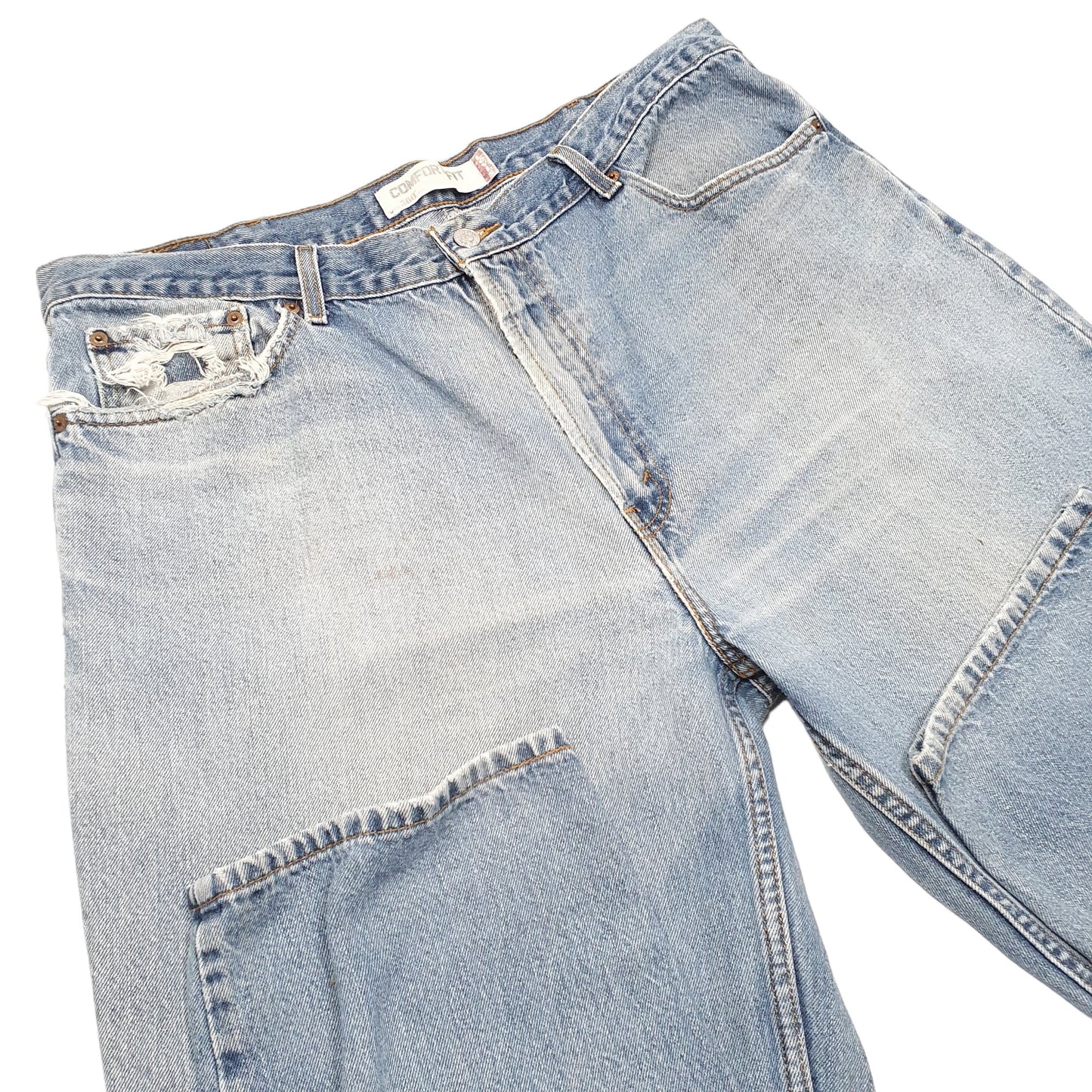 Mens Blue Levis Comfort 560 JeansW40 L30