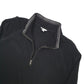 Calvin Klein Spellout Quarter Zip L Black
