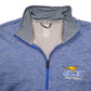 Mens Blue Adidas UMKC Softball Quarter Zip Jumper