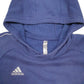 Mens Blue Adidas  Hoodie Jumper