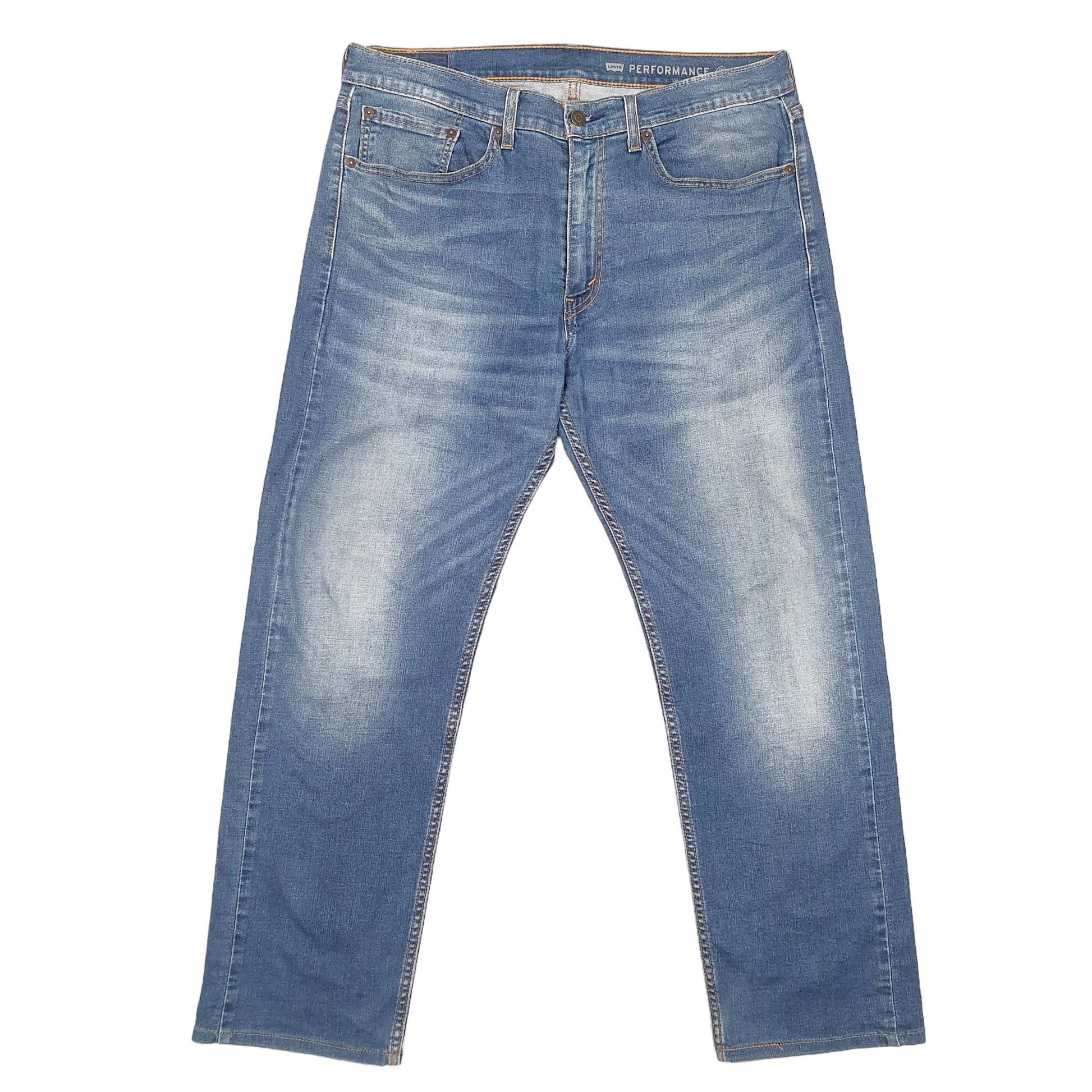 Mens Blue Levis Performance Stretch 505 JeansW34 L30