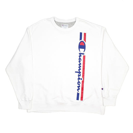 Champion Spellout Crewneck White