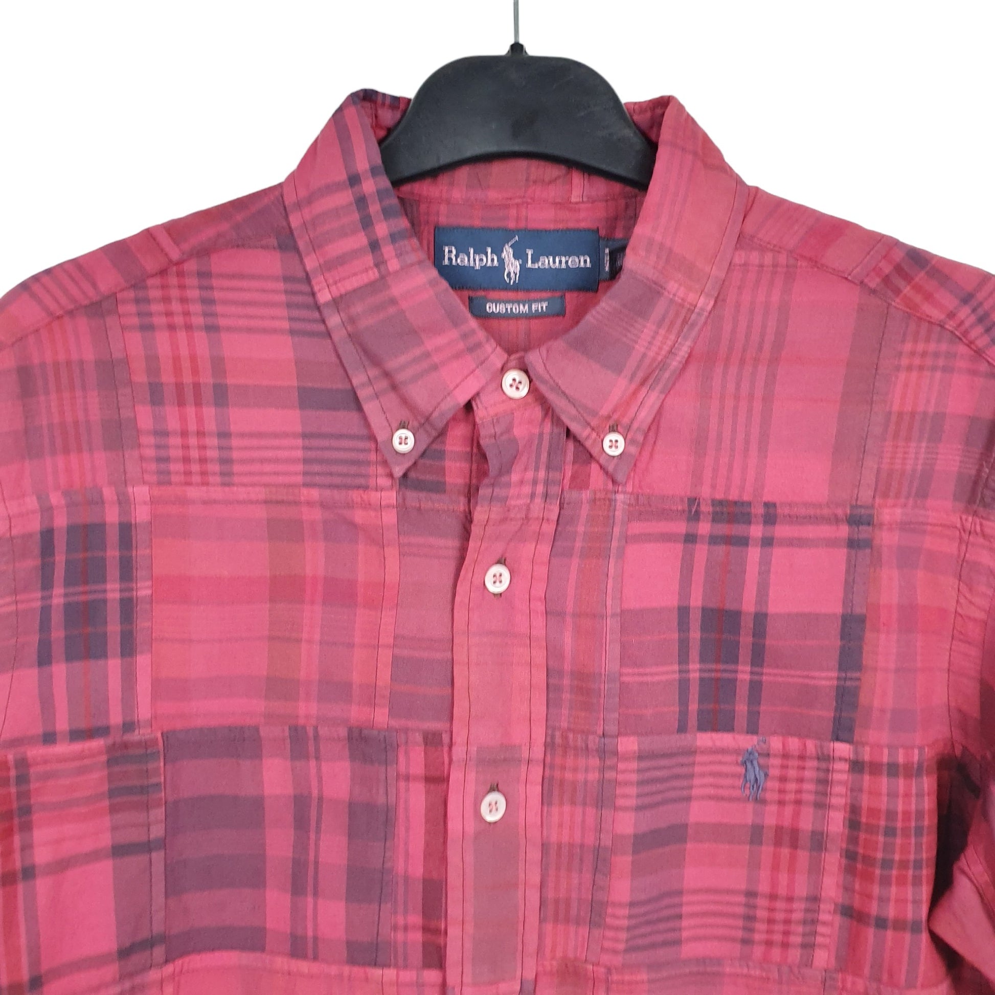 Ralph Lauren Short Sleeve Regular Fit Check Shirt Red