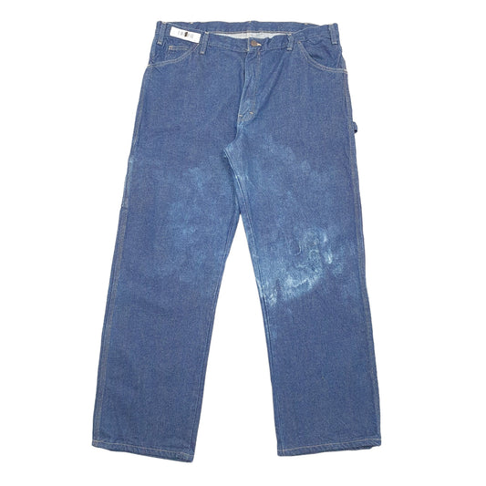 Dickies Relaxed Loose Fit Jeans W40 L32 Blue