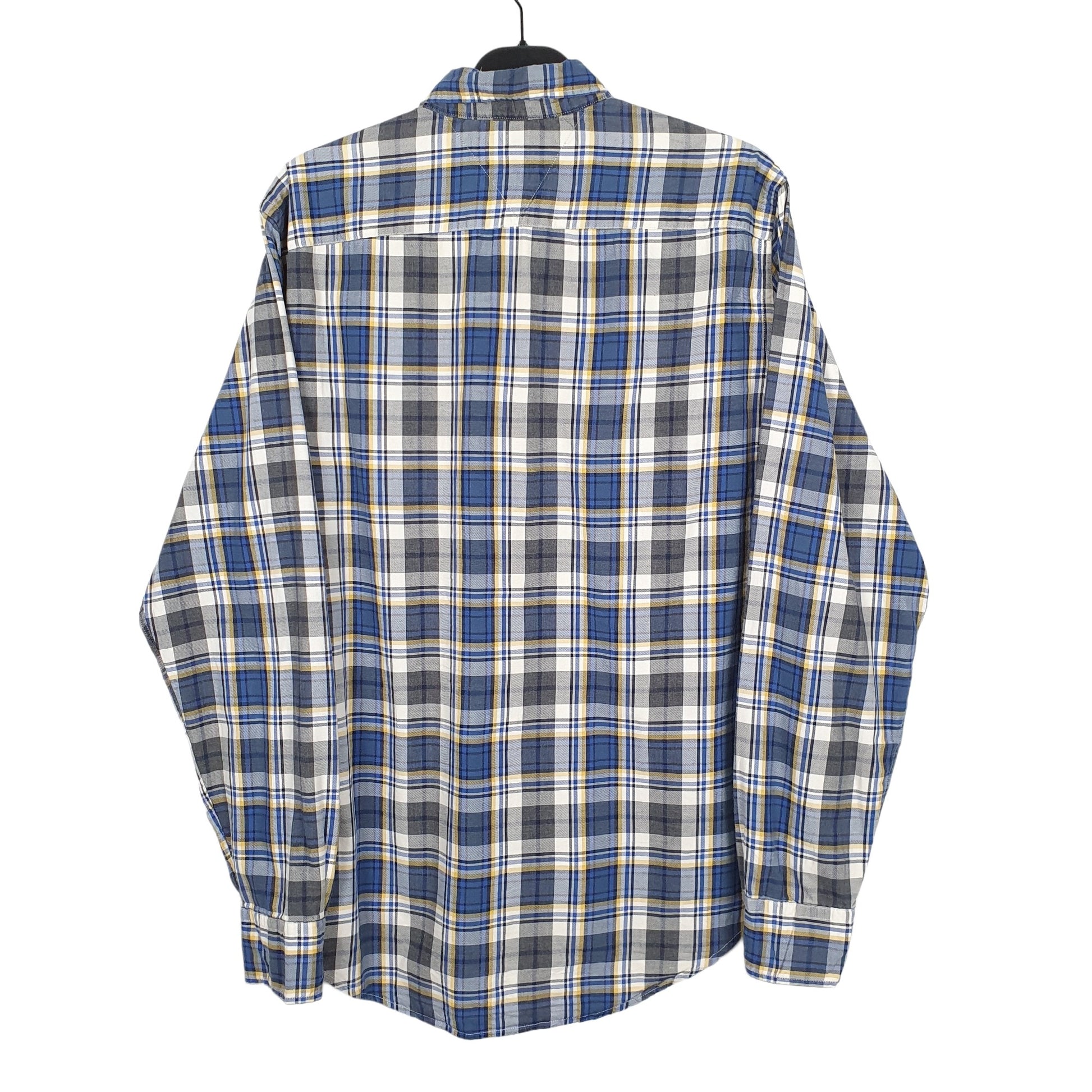 Tommy Hilfiger Long Sleeve Regular Fit Check Shirt Blue