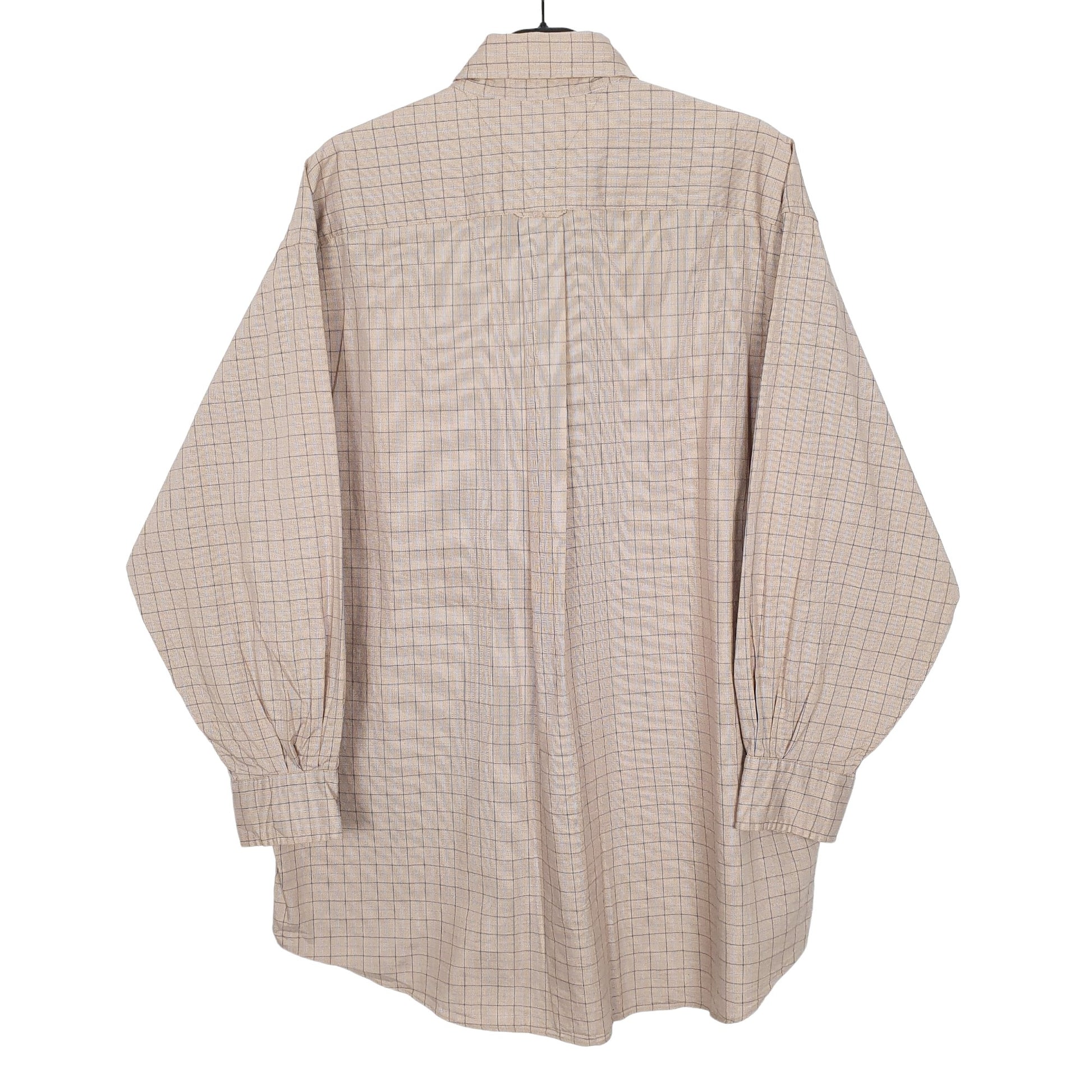 Tommy Hilfiger Long Sleeve Regular Fit Check Shirt Brown