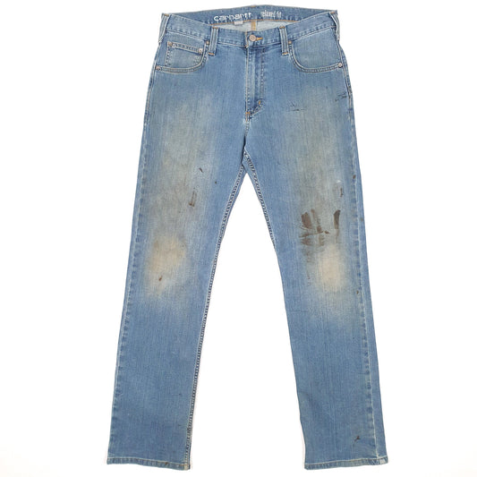 Carhartt Casual Straight Fit Jeans W31 L31 Blue