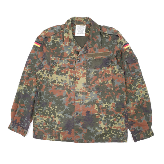 Mens Camouflage GE German Military Jacket Long Sleeve Shirt