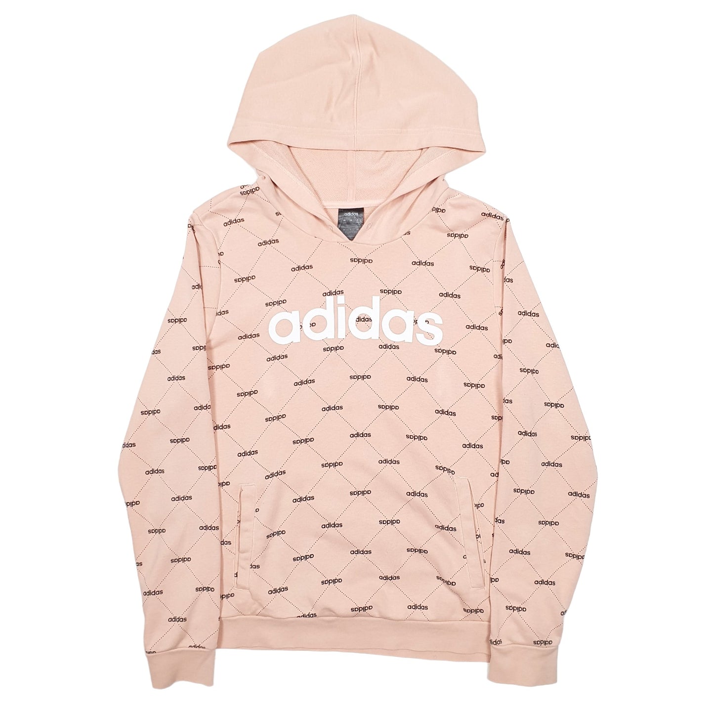 Womens Pink Adidas  Hoodie Jumper