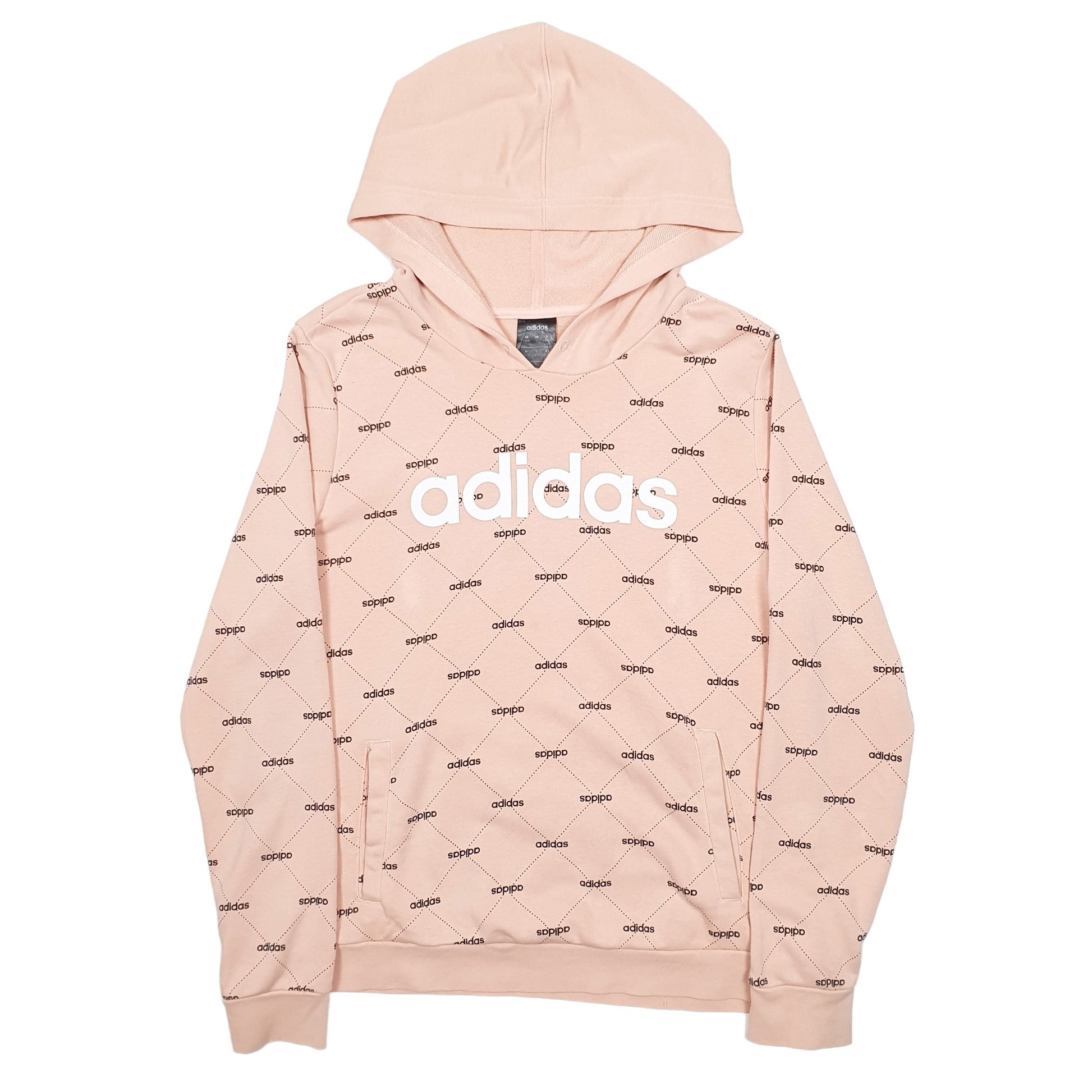 Womens Pink Adidas  Hoodie Jumper