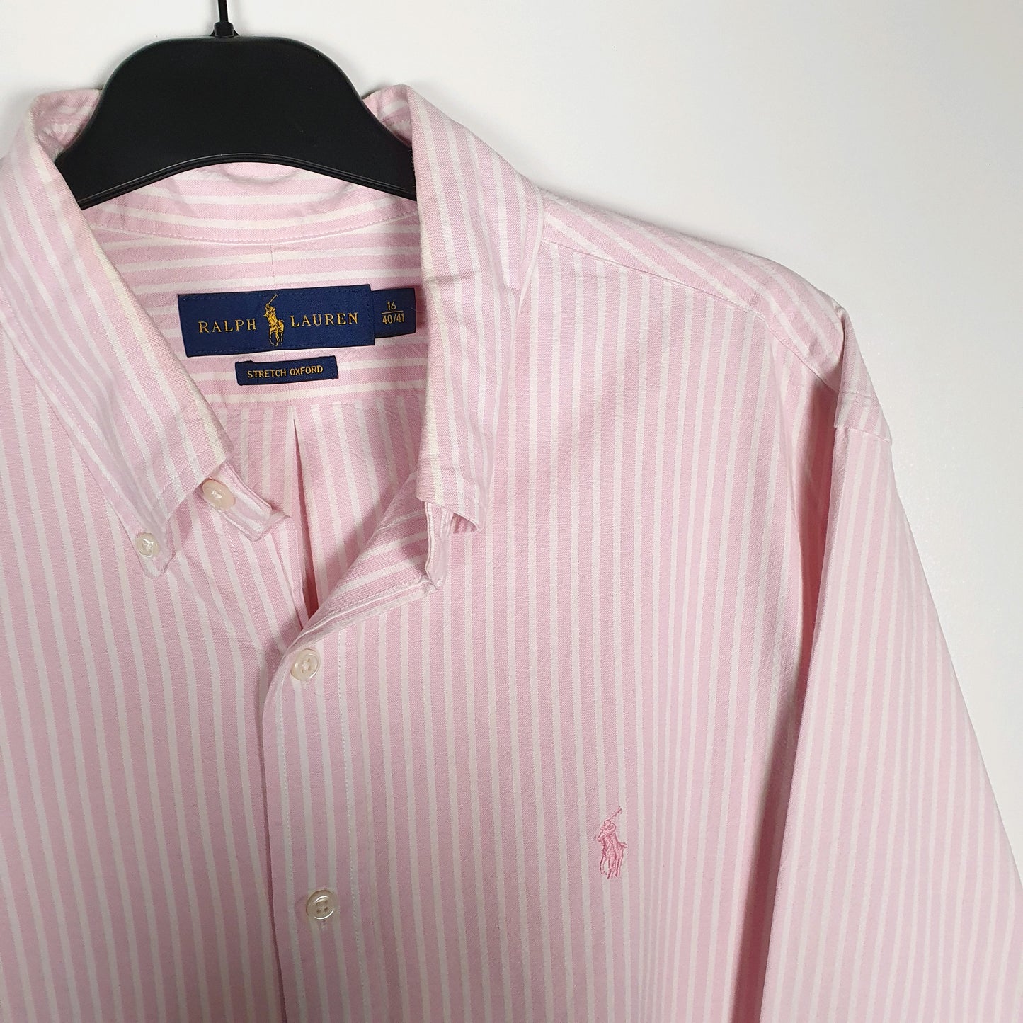 Polo Ralph Lauren Long Sleeve Regular Fit Striped Shirt Pink