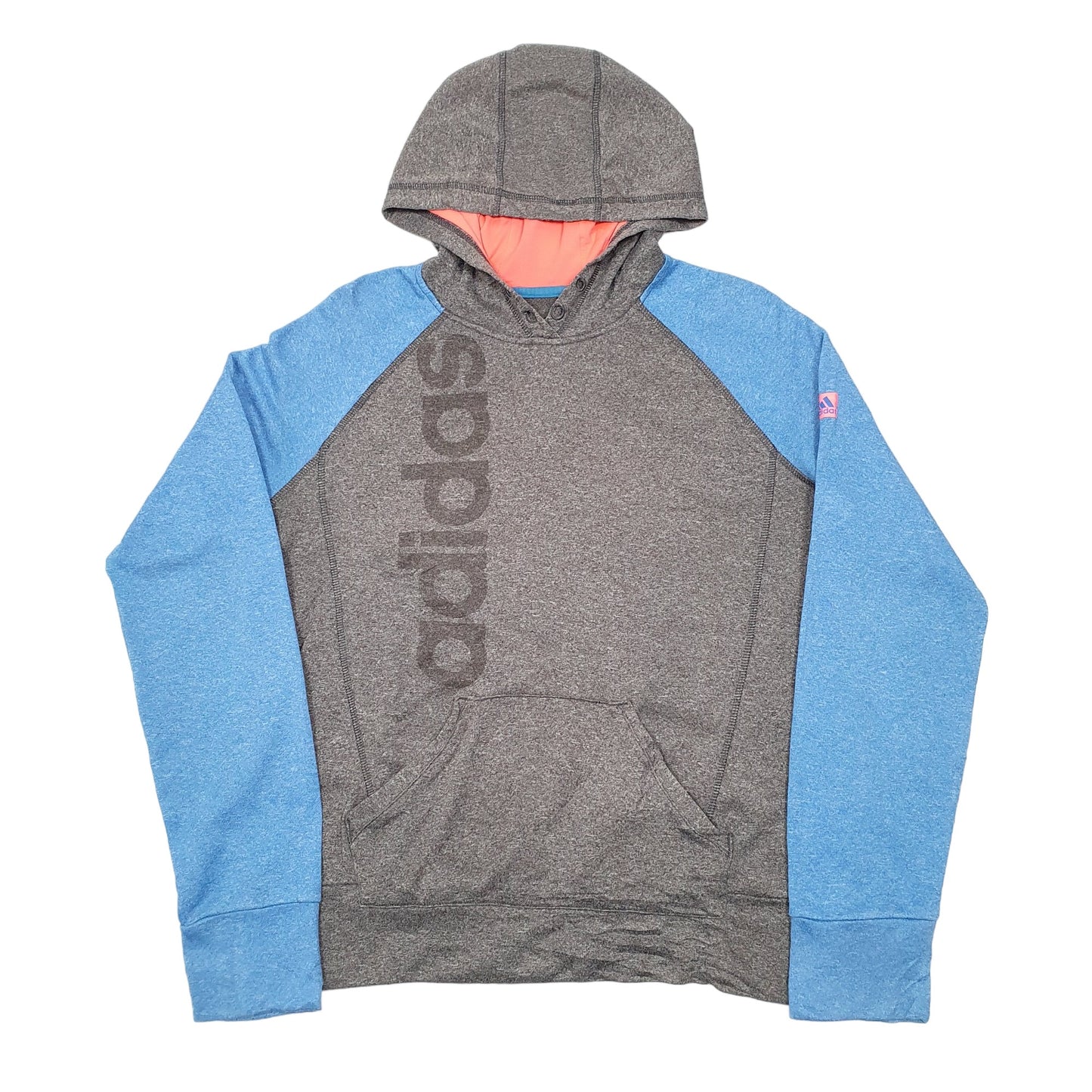 Womens Grey Adidas Ultimate Hoodie Active Workout Running Hoodie Jumper